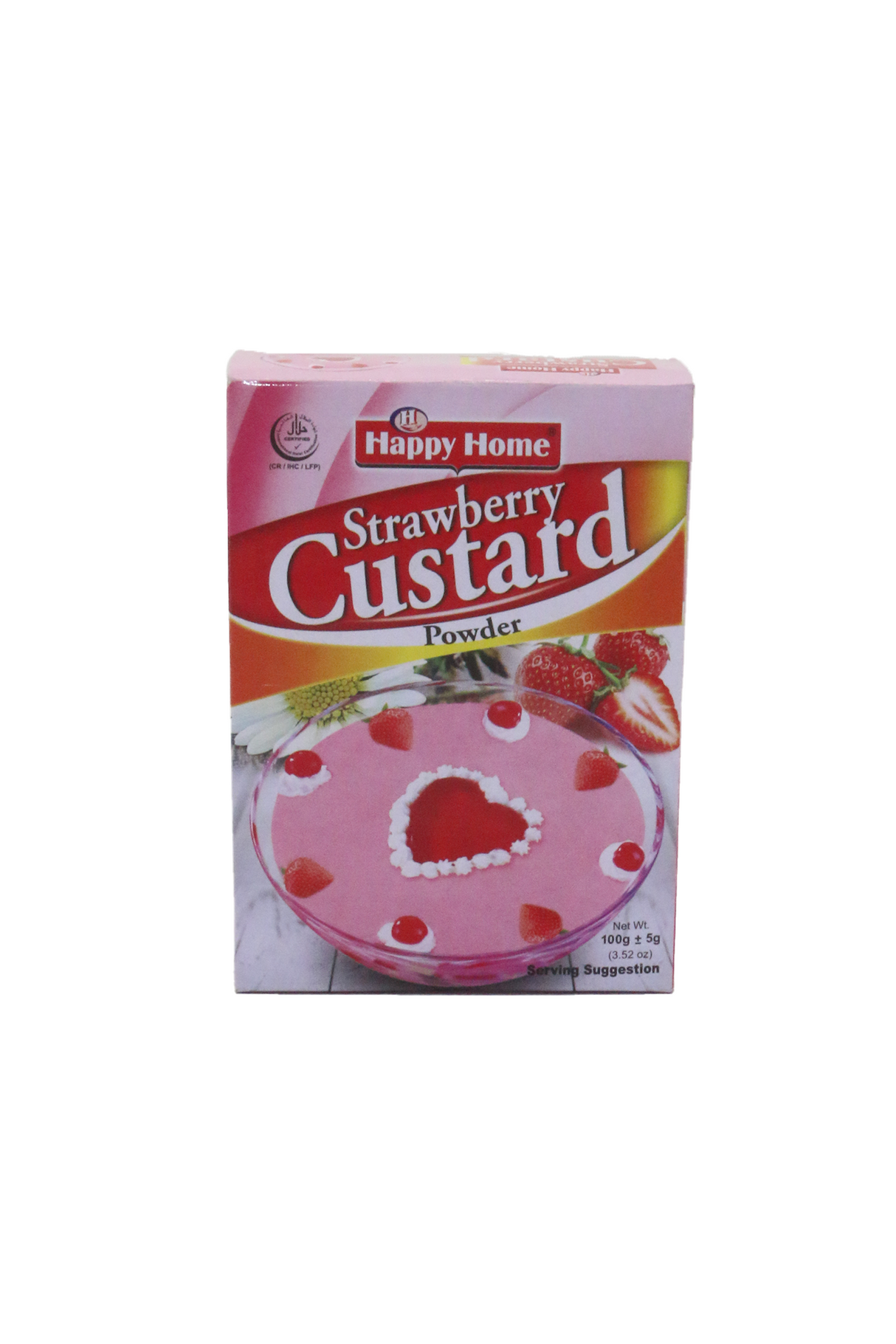 HAPPY HOME CUSTARD STRAWBERRY 100g