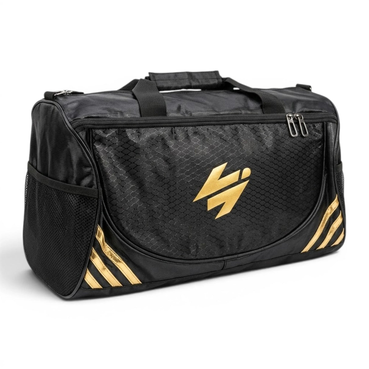 Scilla SC 899 Sports Duffel Gym Bag – Black & Gold, Large Capacity Gym & Sports Bag