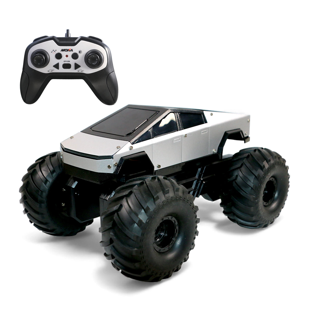 remote control tesla cyber truck 4x4 1:14 chargeable with led lights & usb china