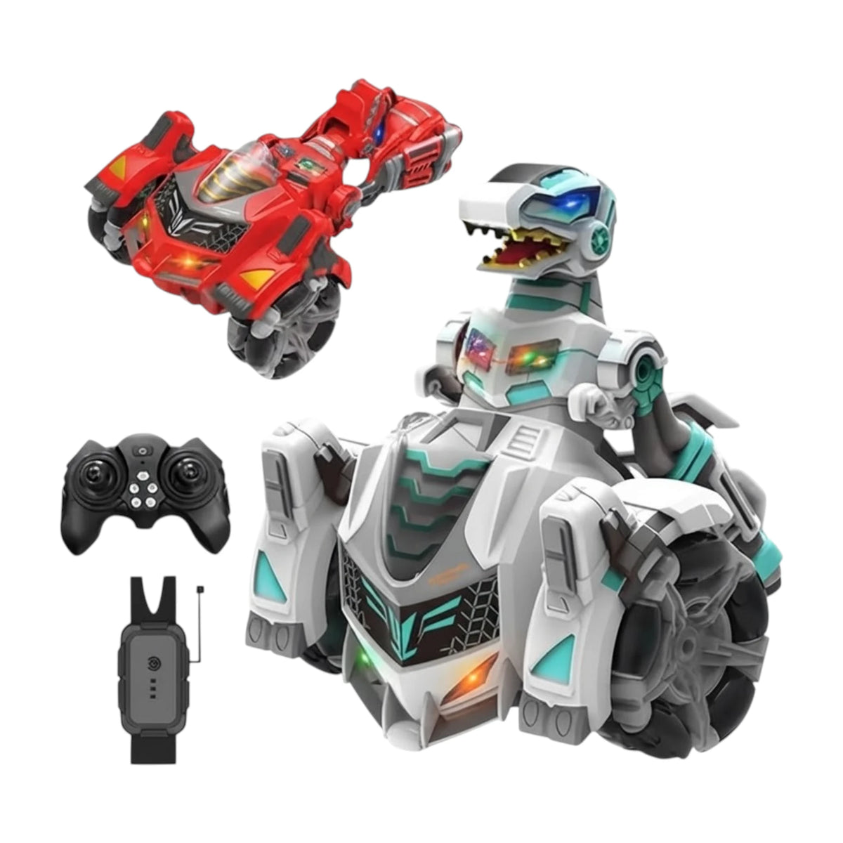remote control dinosaur transformer chargeable with usb