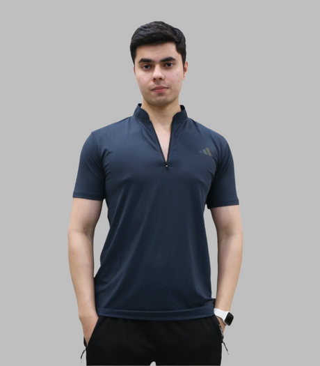 t shirt half sleeve adidas dark grey f634