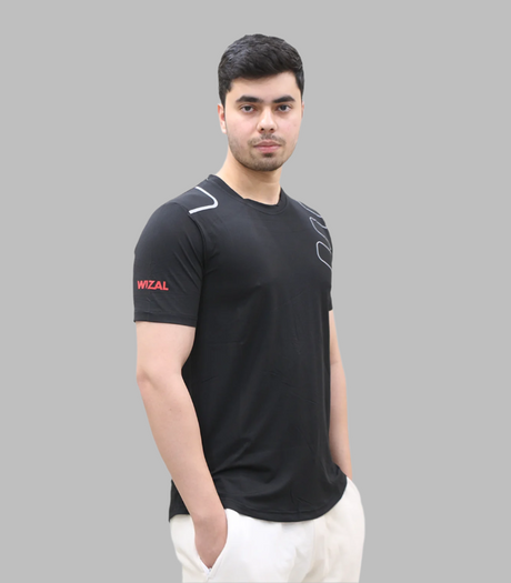 t shirt wizal black 2102