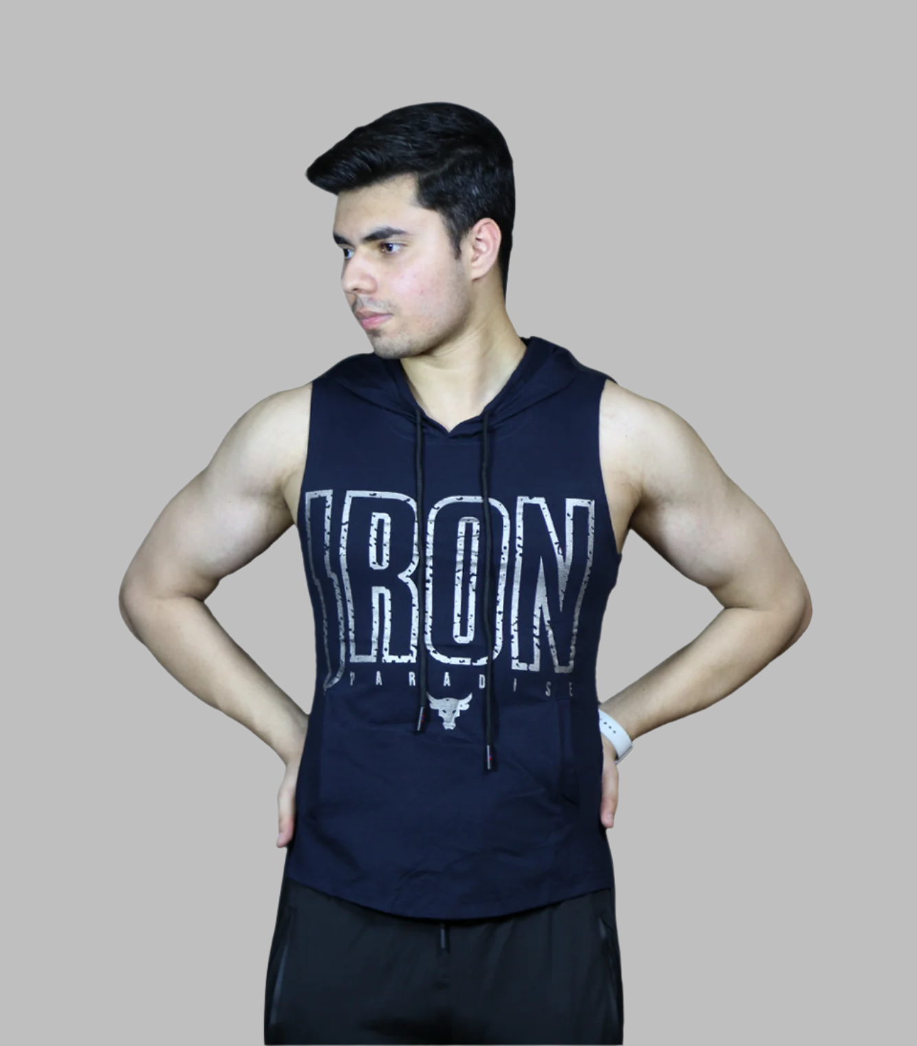 shirt sleeveless hoody dark blue py 24