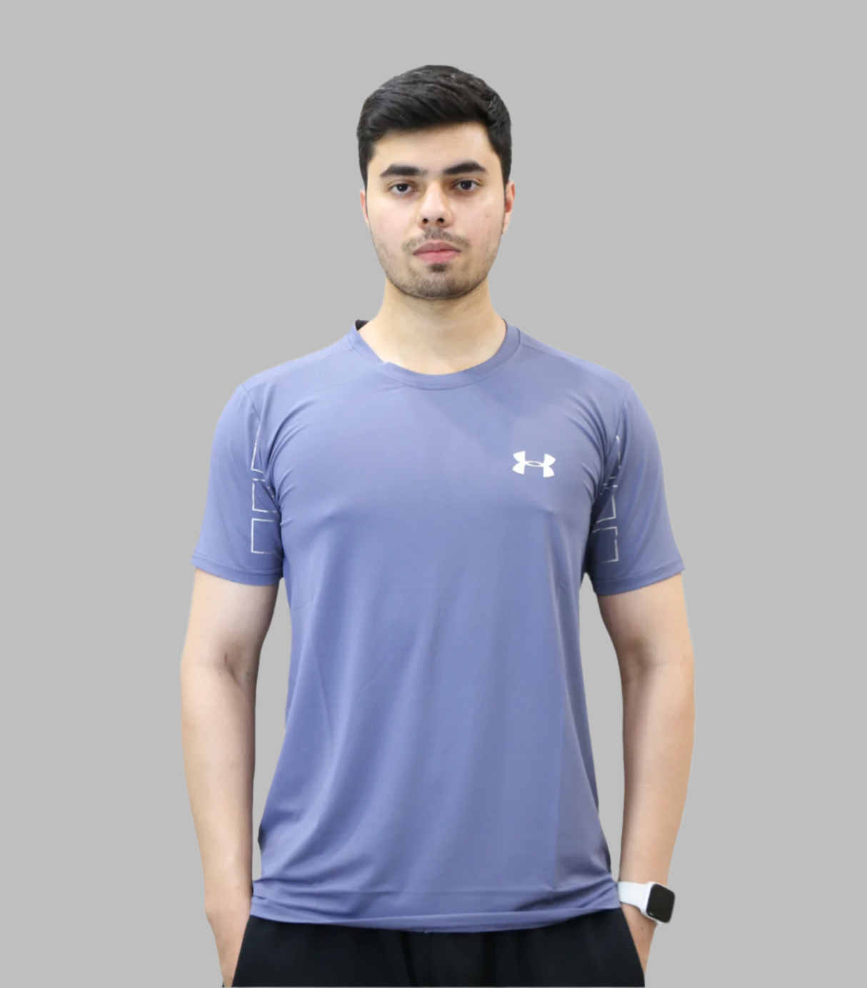 t shirt umder armour light grey 8807