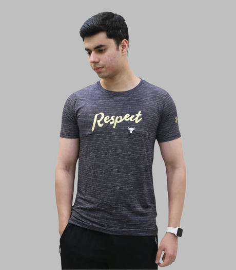 t shirt under armour dark grey t635