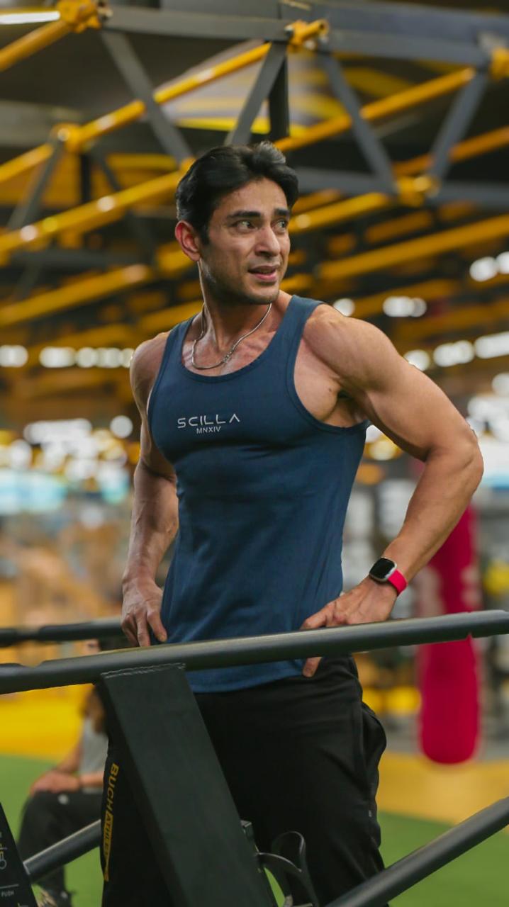 shirt vest scilla sleeveless dark blue f2079