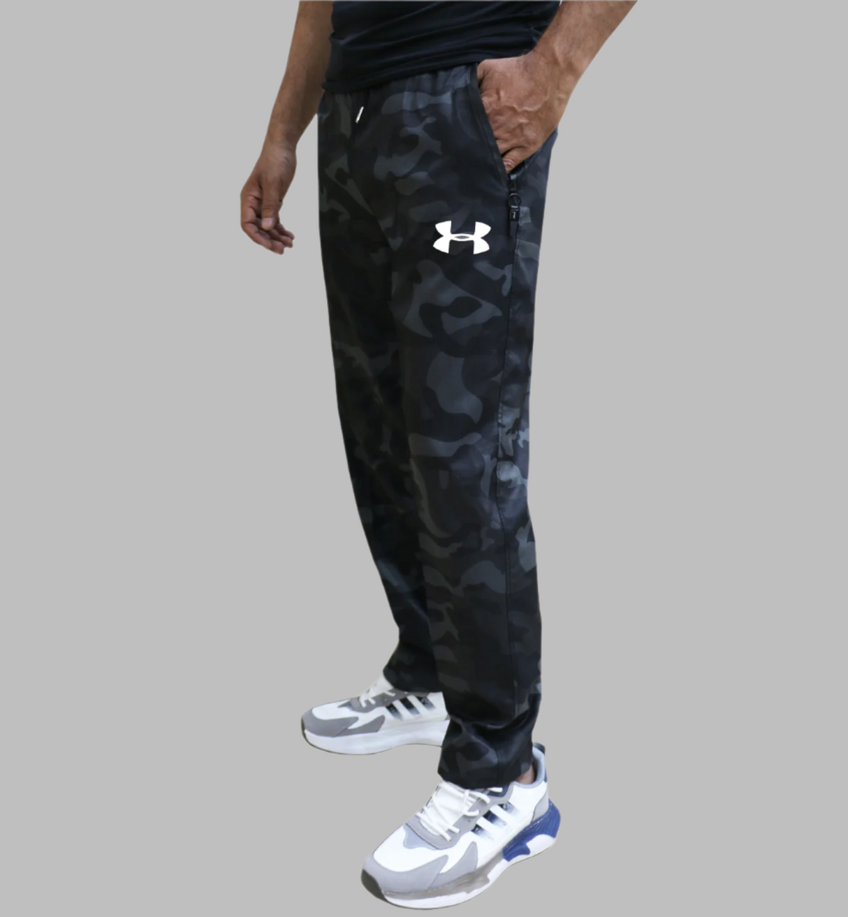 trouser under armour grey 3591