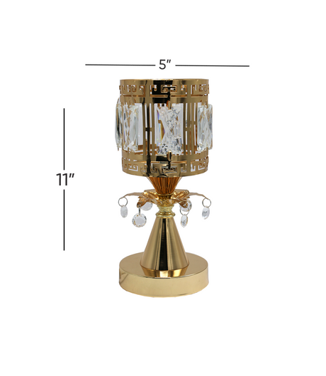 fancy touch lamp moti 11"x5" china d998