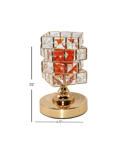 fancy touch table lamp moti 7.5"x4.5" china d999