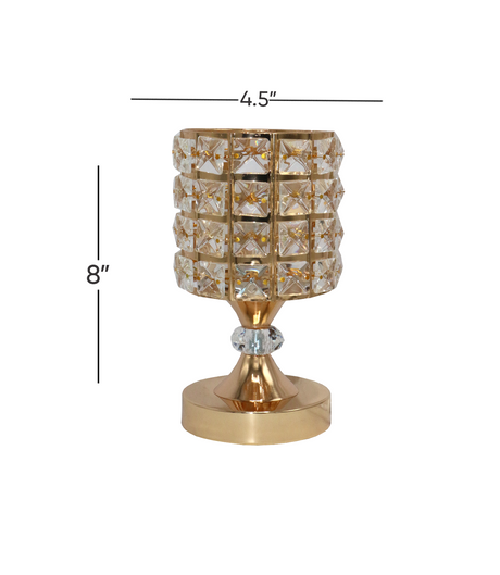 fancy table lamp touch 8"x4.5" china d002