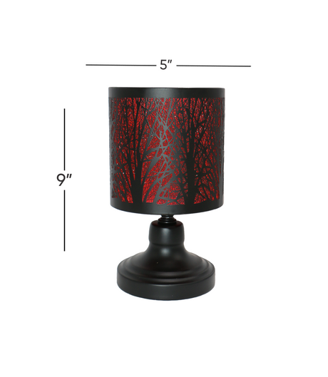 table lamp touch black 9"x5" china d011