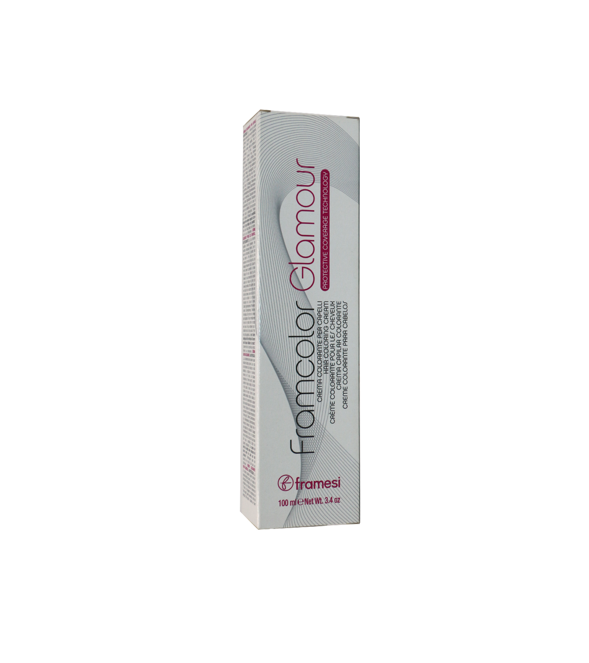 framesi hair color glamour 4.65 medium chestnut natural purple 100ml