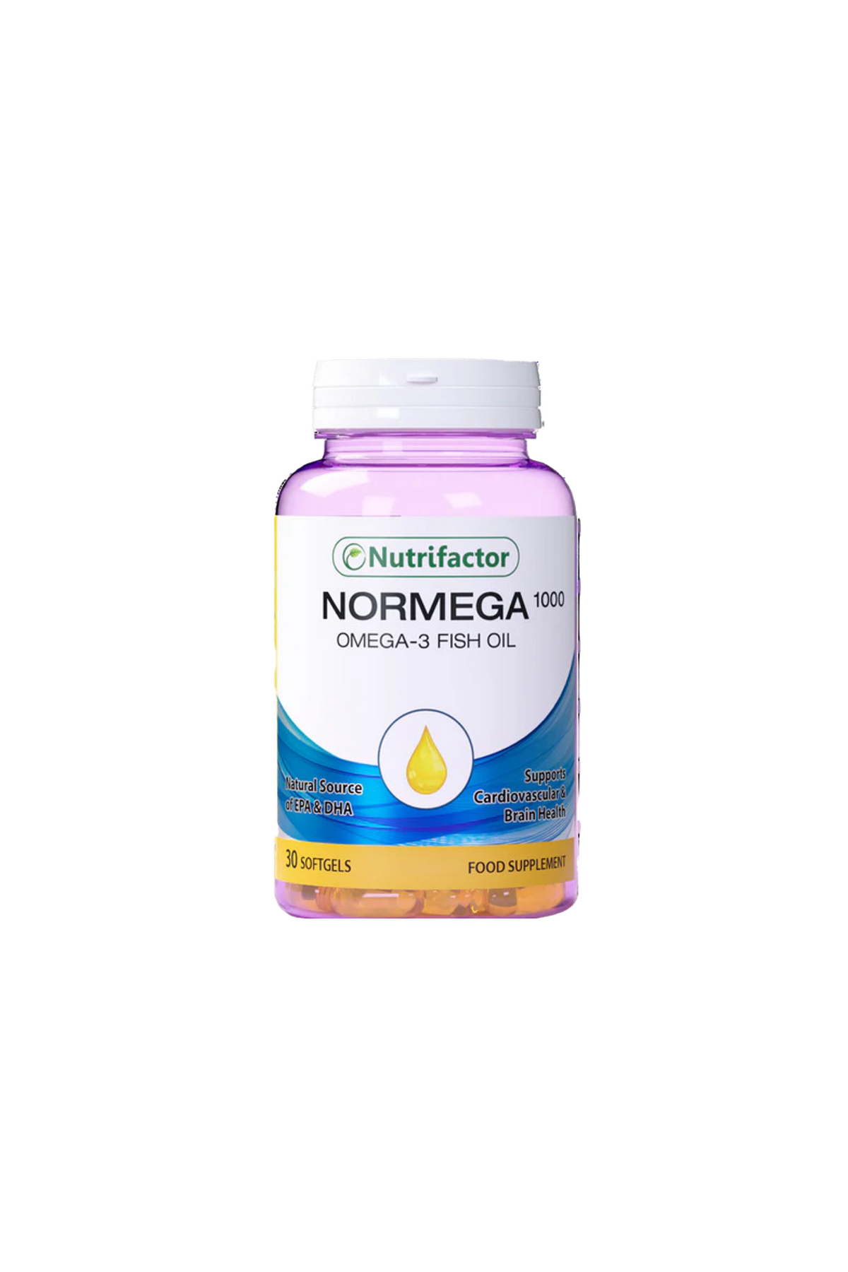 nutrifactor capsules normega 1000 omega 3 fish oil 30p 1s