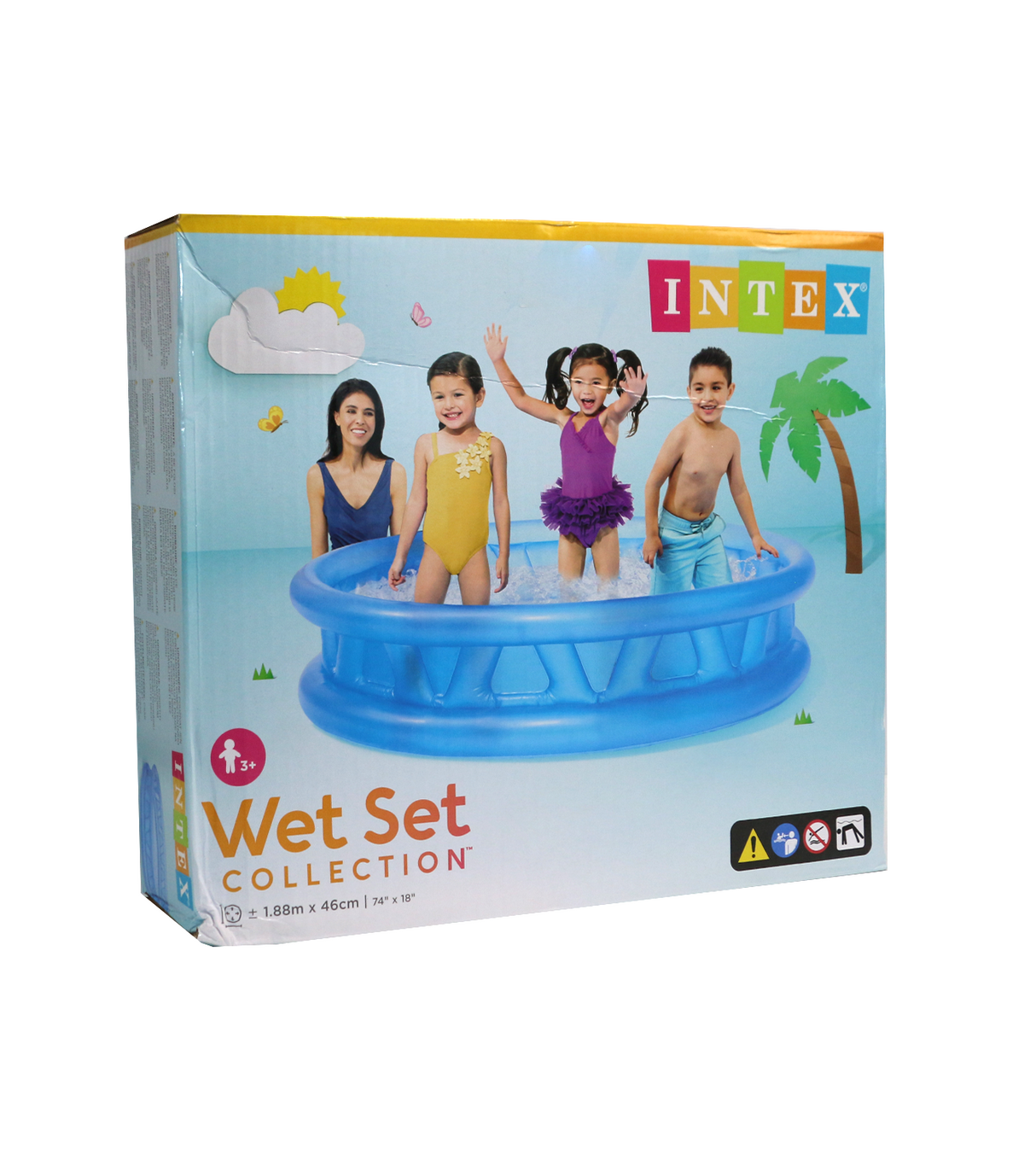 intex swimming pool inflatable 74''x18''