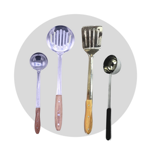 SS Spatulas & Broth Spoon