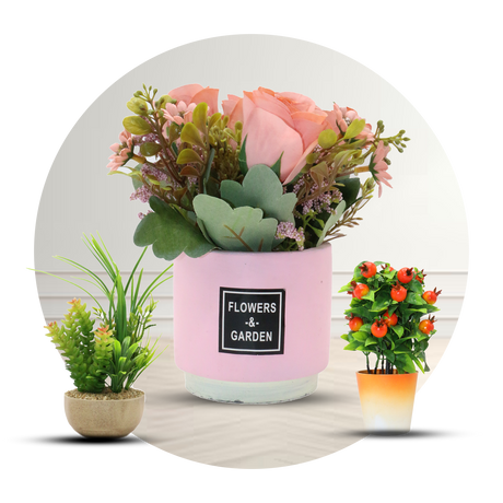 Pot With Flower
