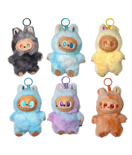 labubu doll luck different color 6"