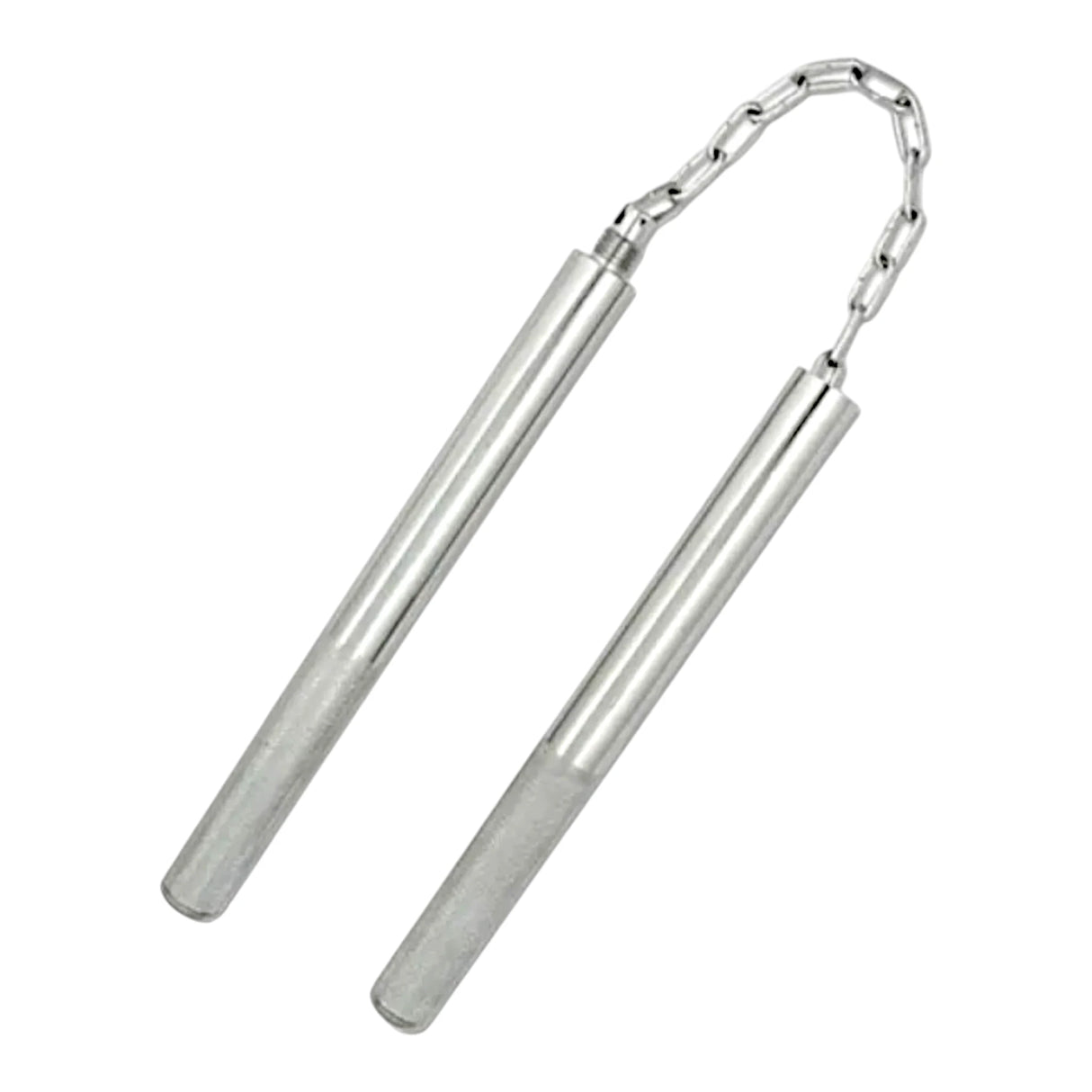 Stainless Steel Nunchaku with Chain – Solid Metal Nunchucks for Advanced Martial Arts Training & Karate