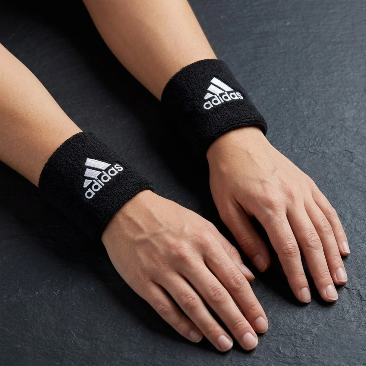 Adidas & Nike Wristband Set (2-Piece Pack) – Sports Sweatbands