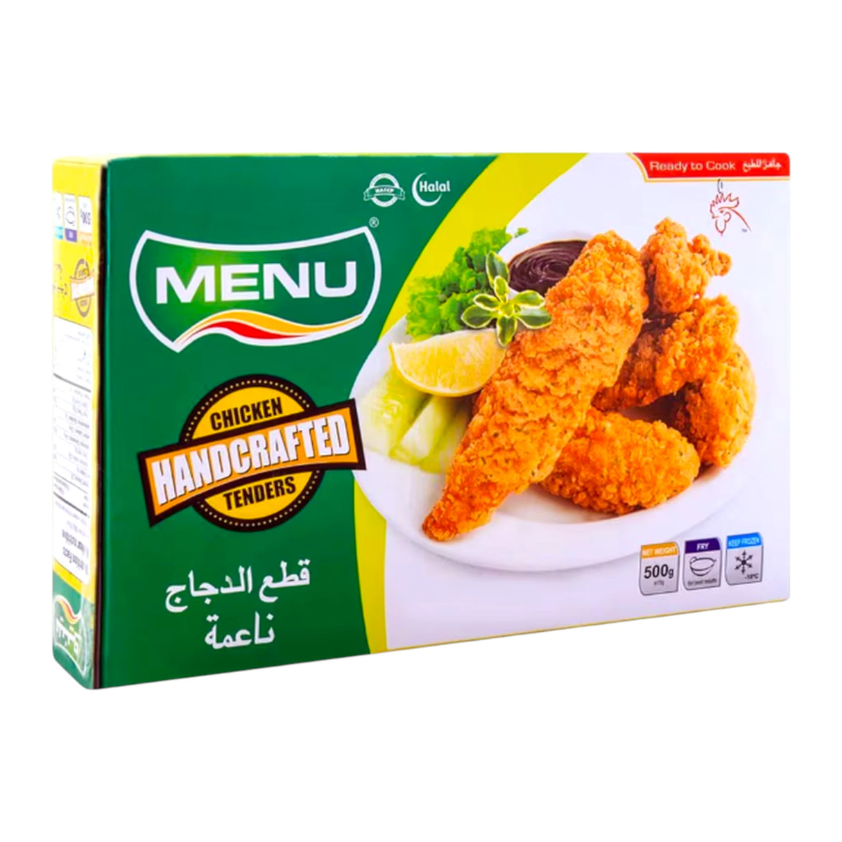 menu chicken hand crafted tender 500g