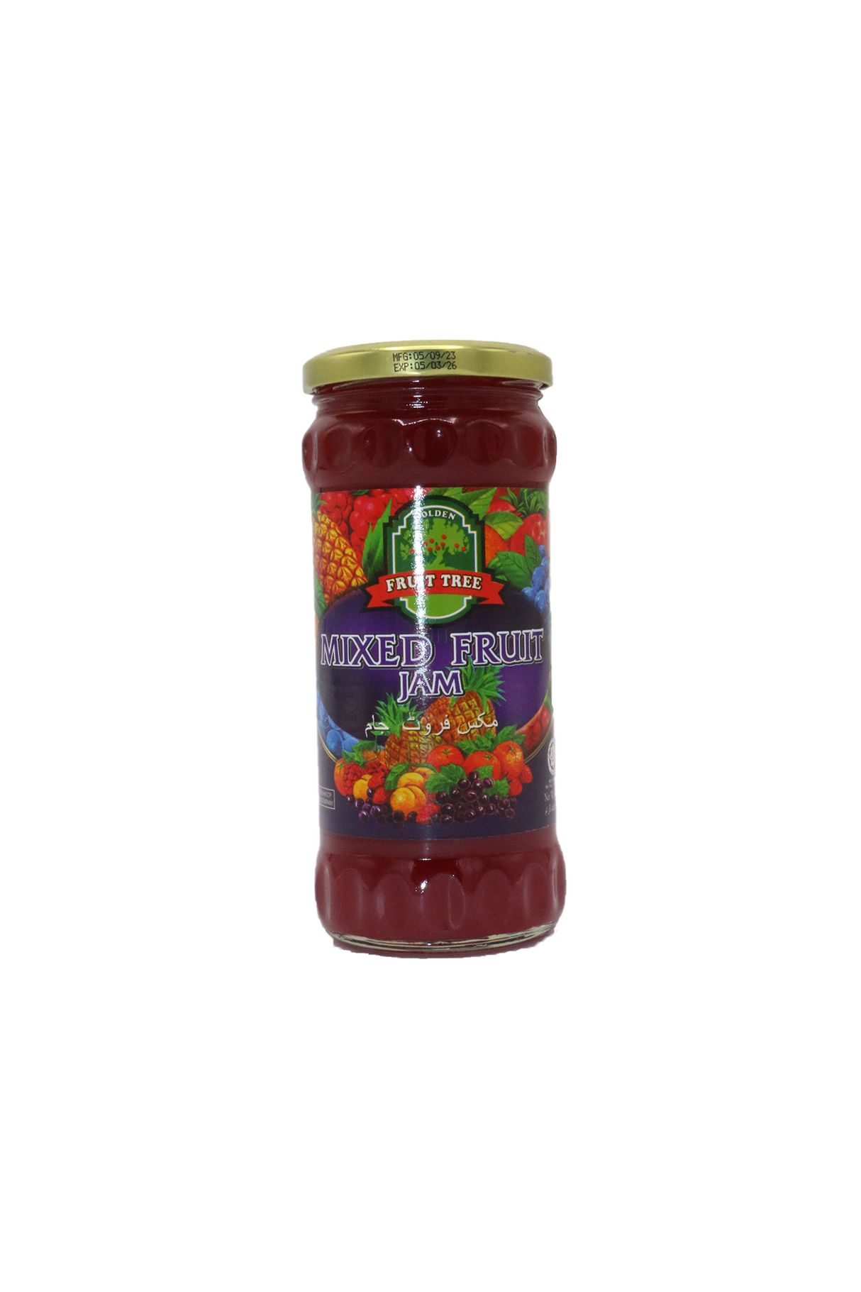 golden fruit tree jam mixed fruit 440g
