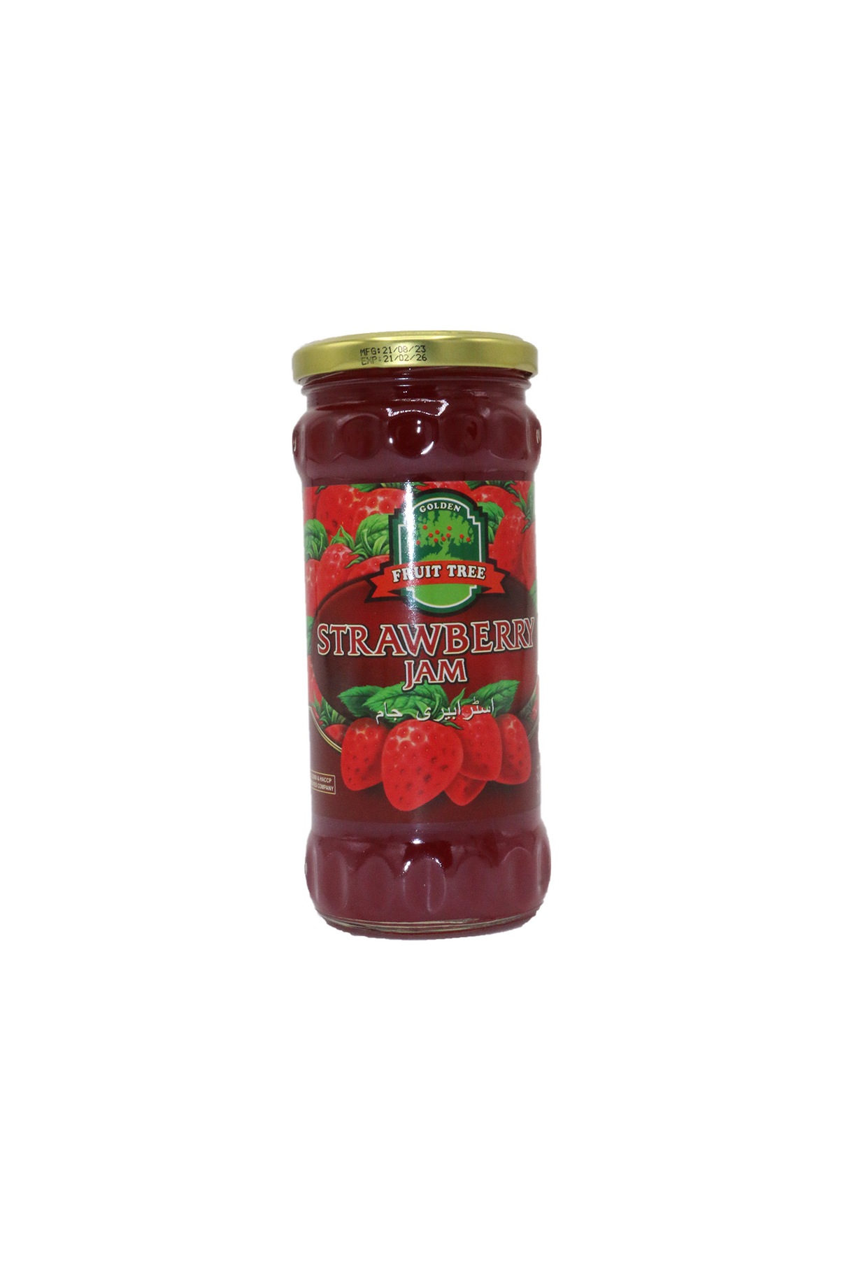 golden fruit tree jam strawberry 440g malaysia