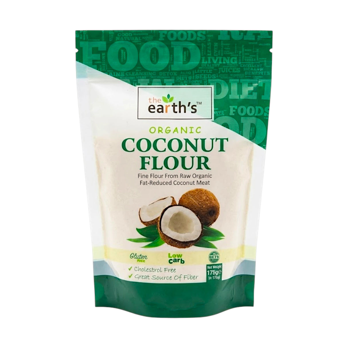 earths organic coconut flour 175g