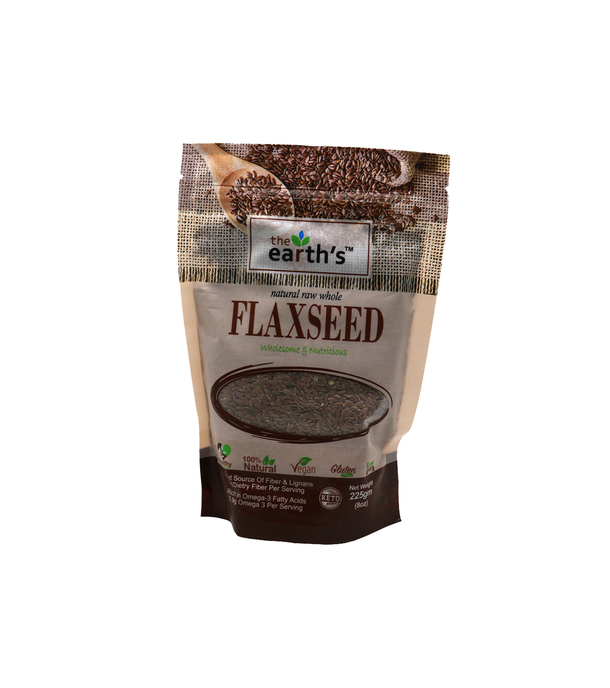 EARTHS FLAXSEED 225g