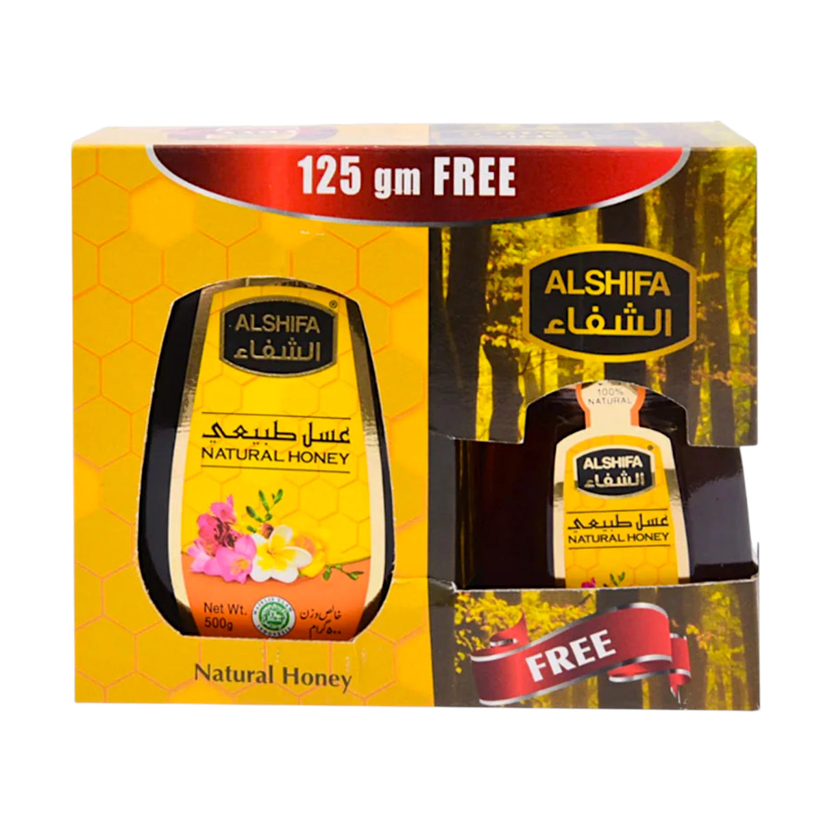 alshifa honey 500+125g free
