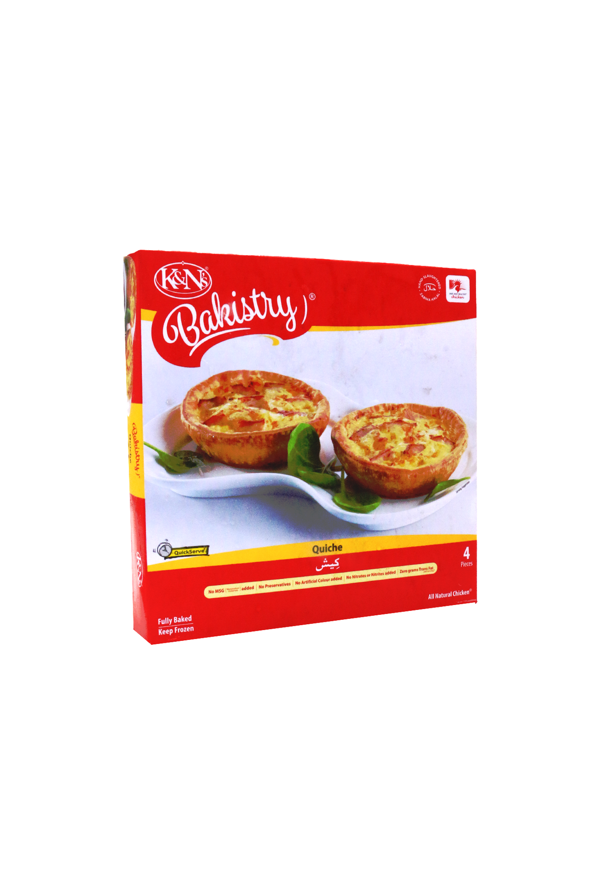 k&n quiche 600g
