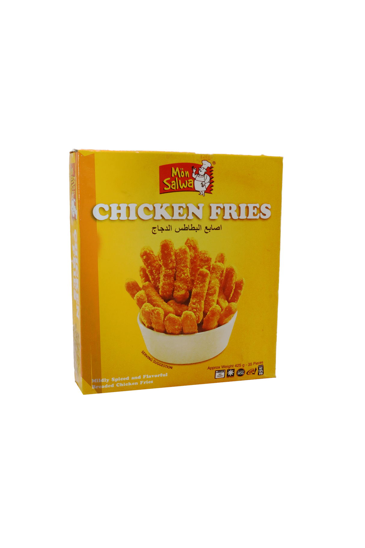 mon salwa chicken fries 425g