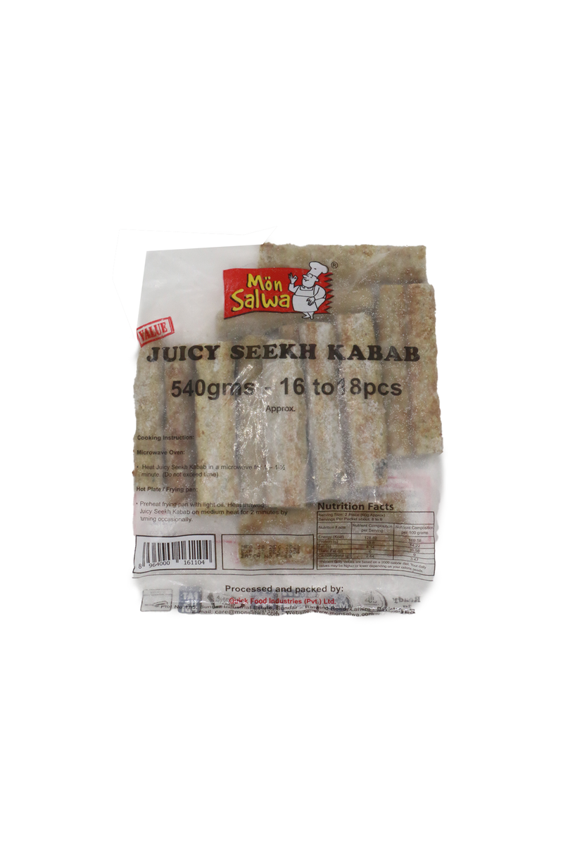 mon salwa seekh kabab 540g – KK Mart