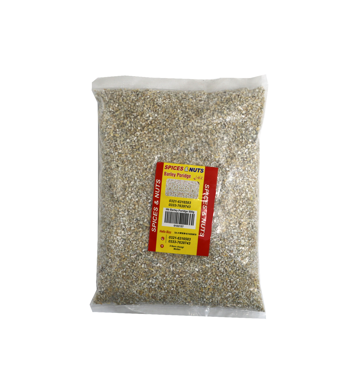 hello bizz barley poridge 500g