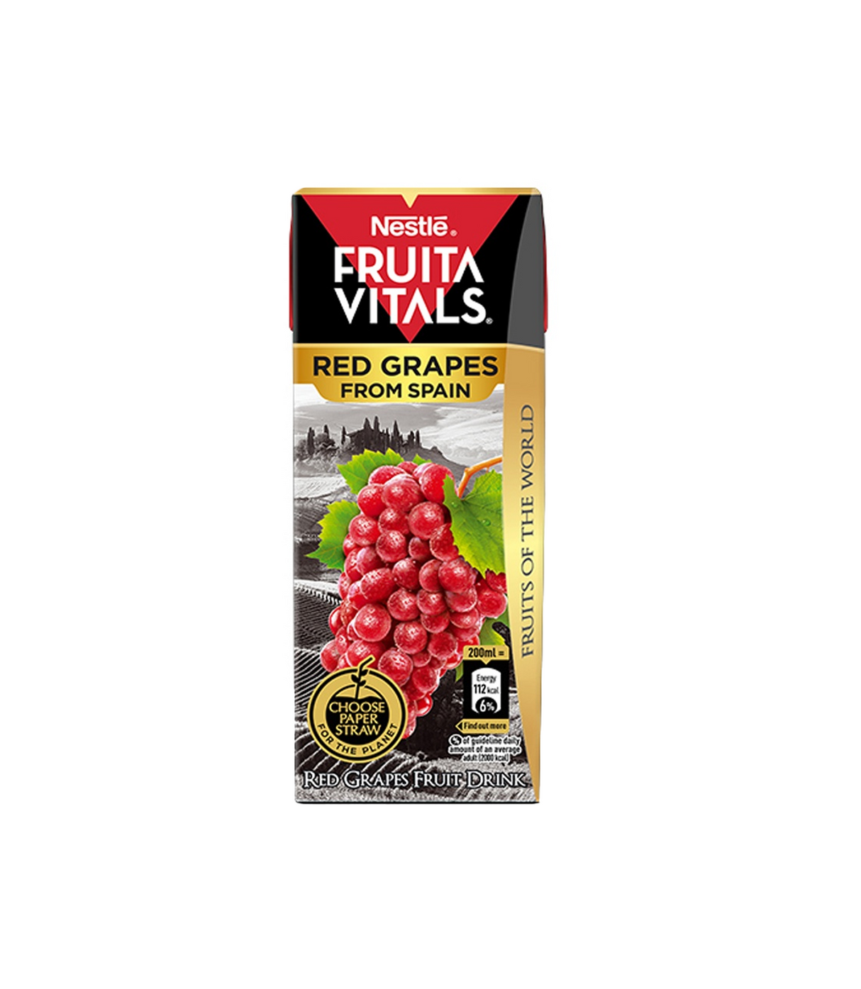 nestle fruita vitals red grapes 200ml