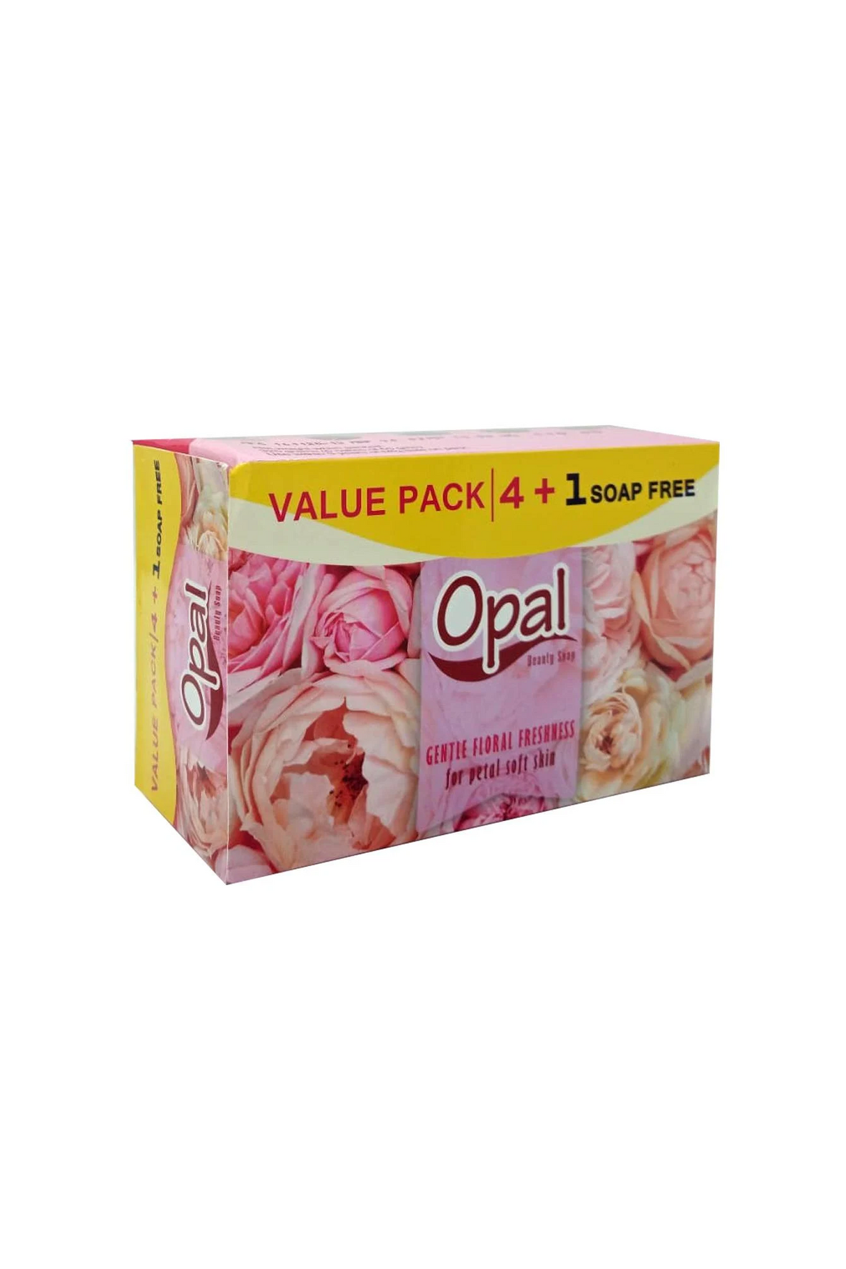 opal soap gentle floral 4+1 pack 300g