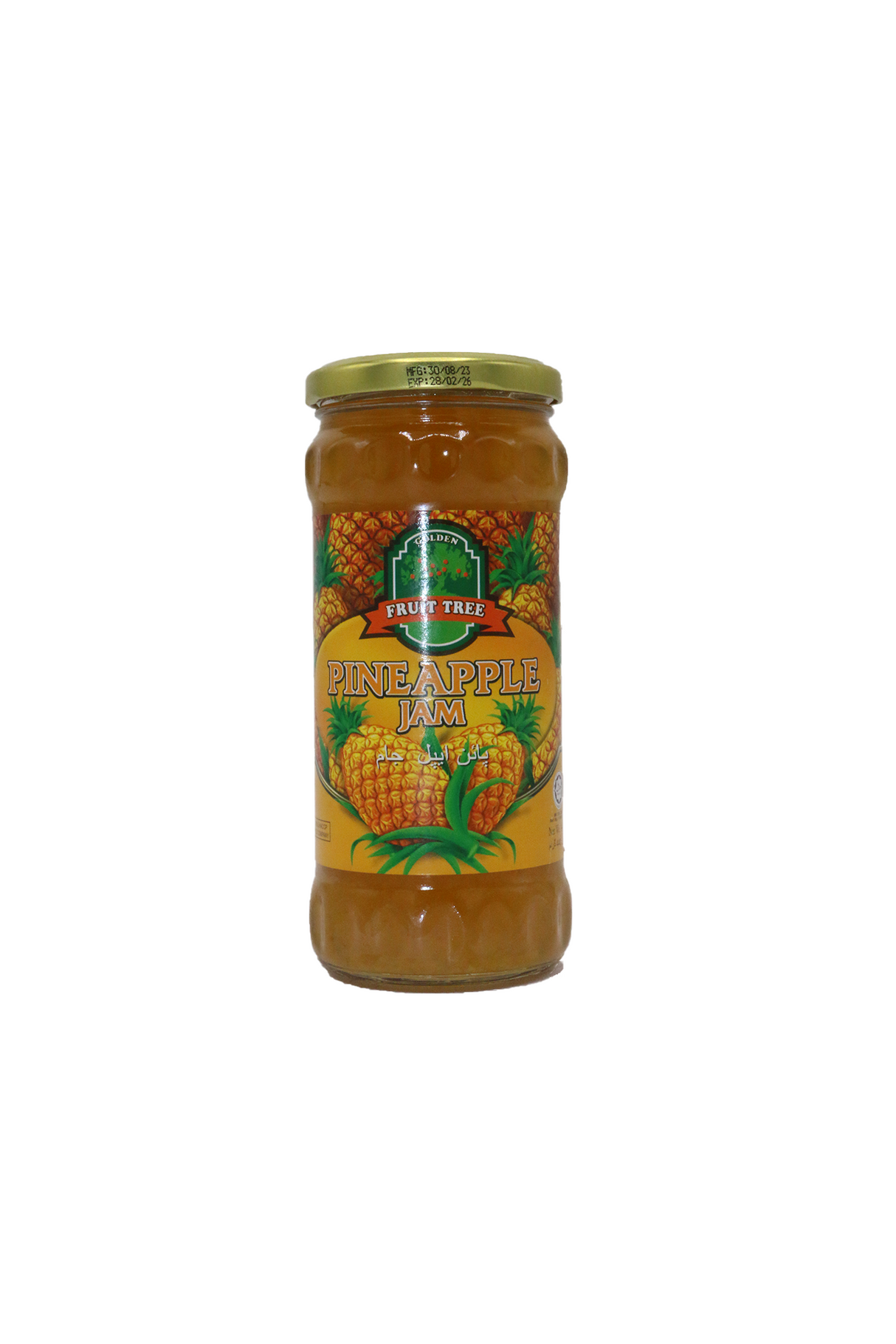 golden fruit tree jam pineapple 440g malaysia