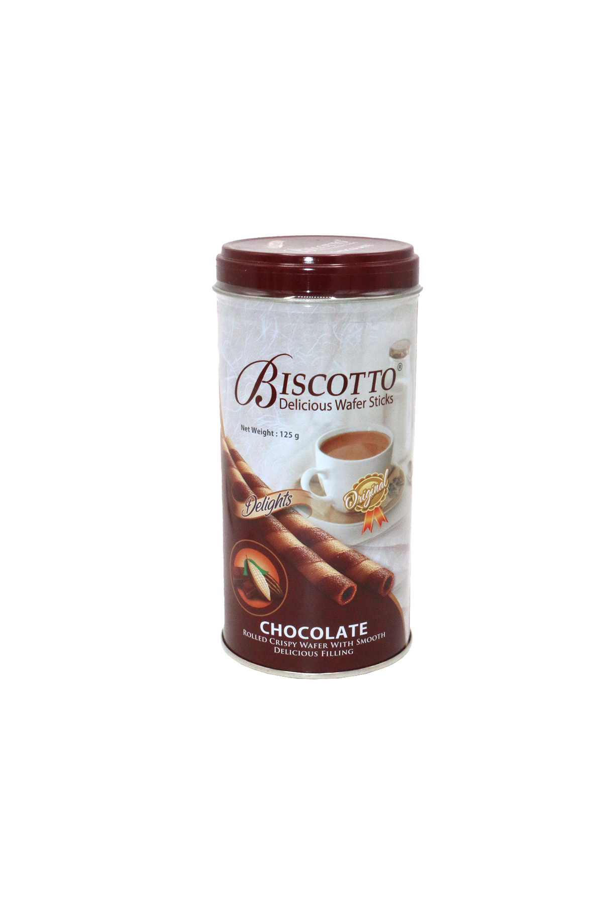biscotto waffer chocolate 125g