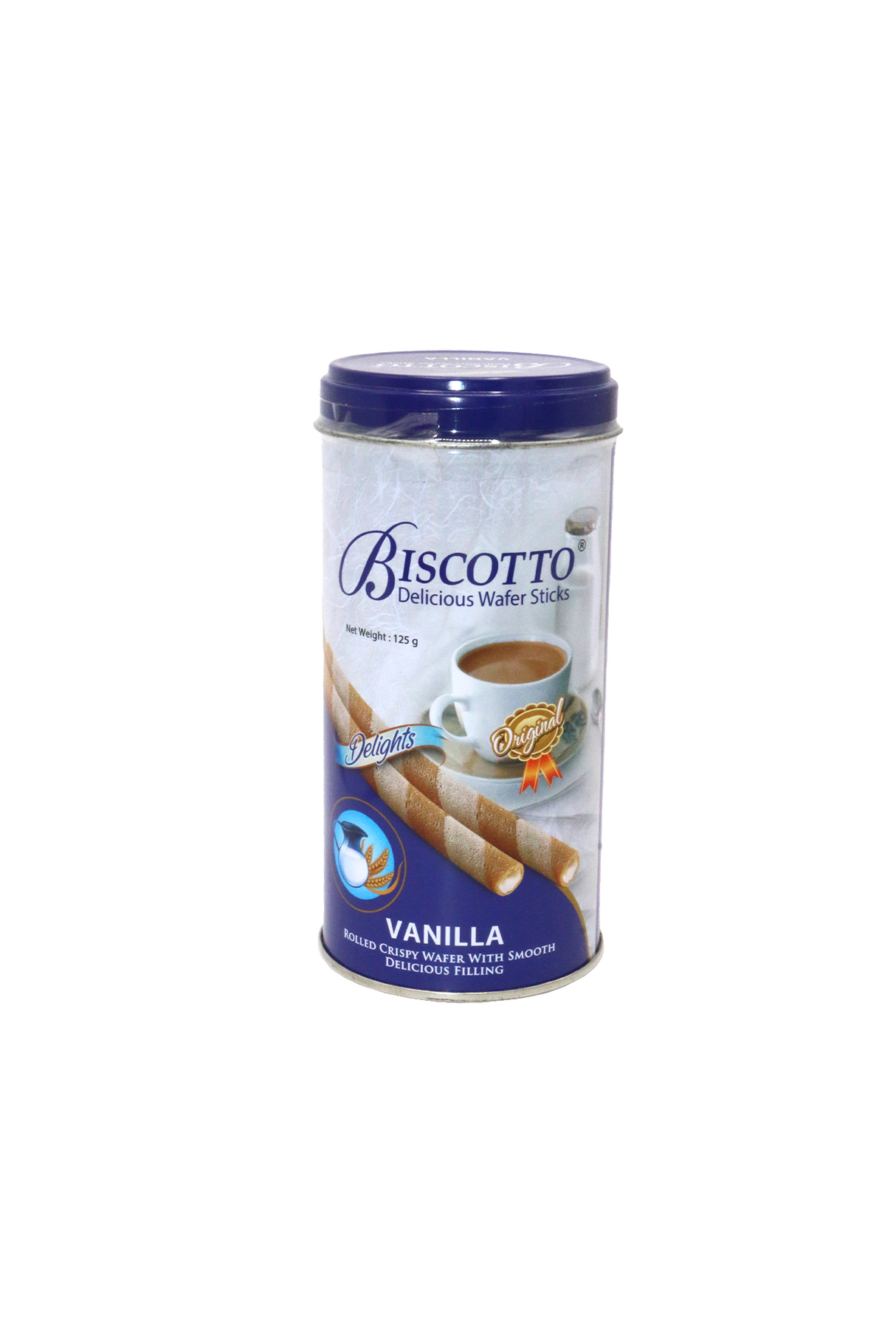 biscotto wafer sticks vanilla 125g indonesia