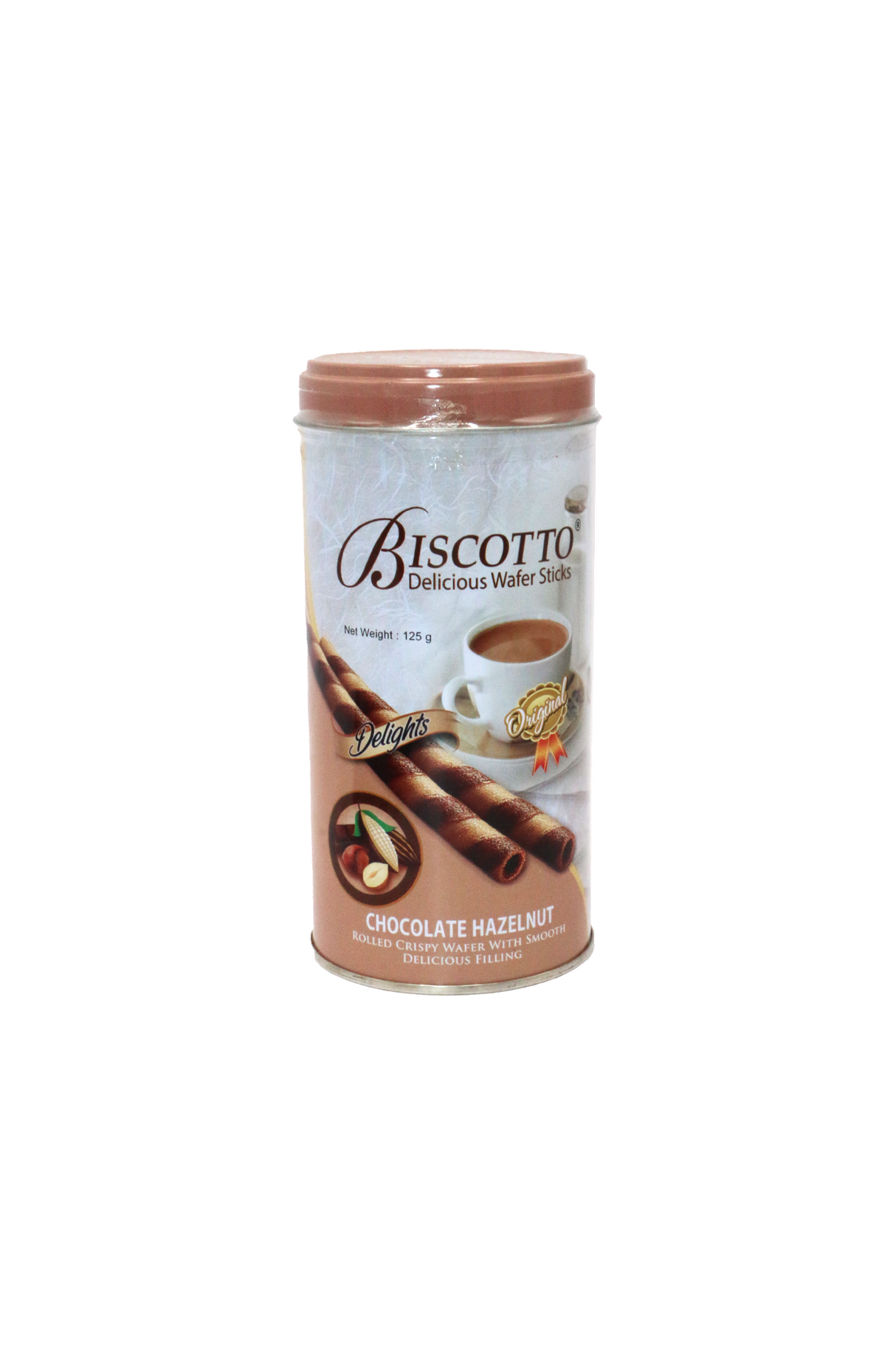 biscotto wafefr sticks chocolate hazelnut 125g indonesia