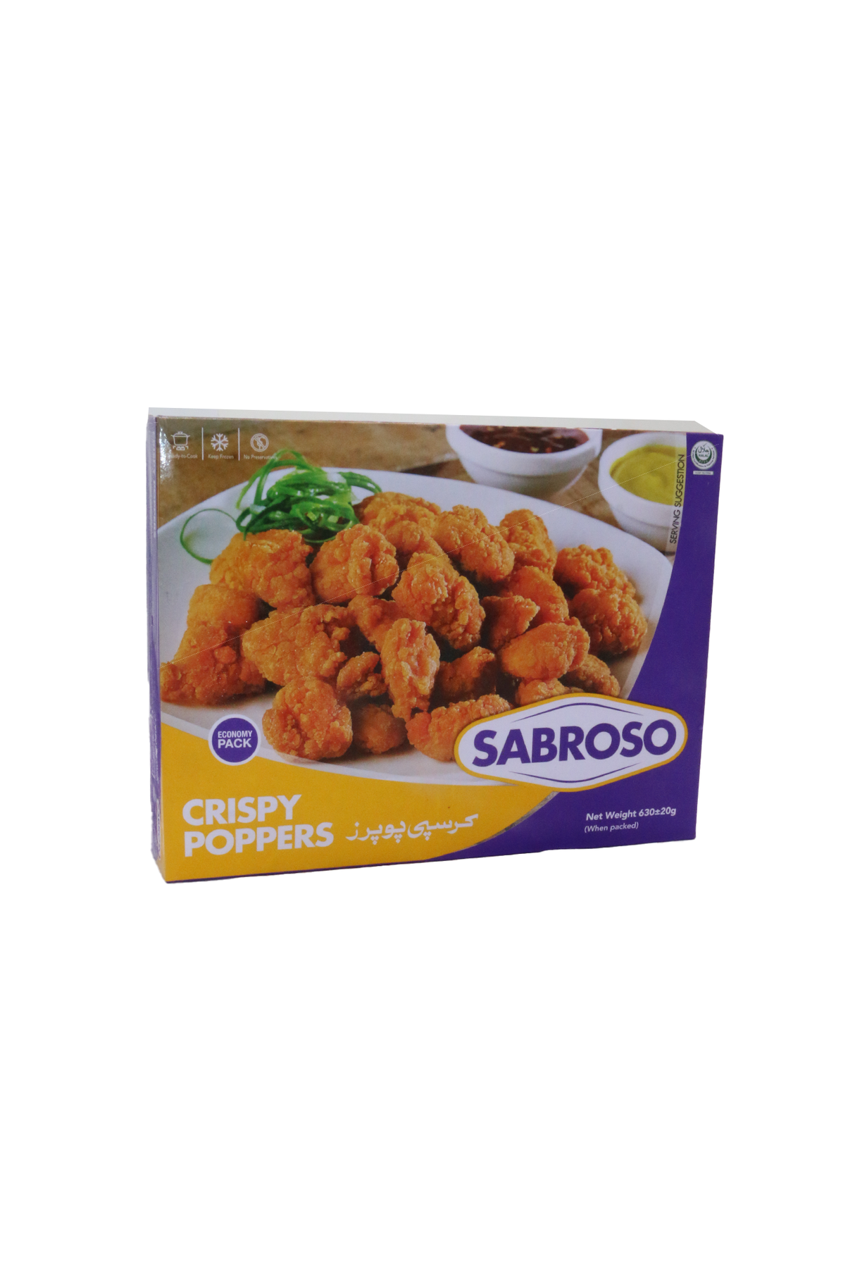 sabroso crispy poppers 630g