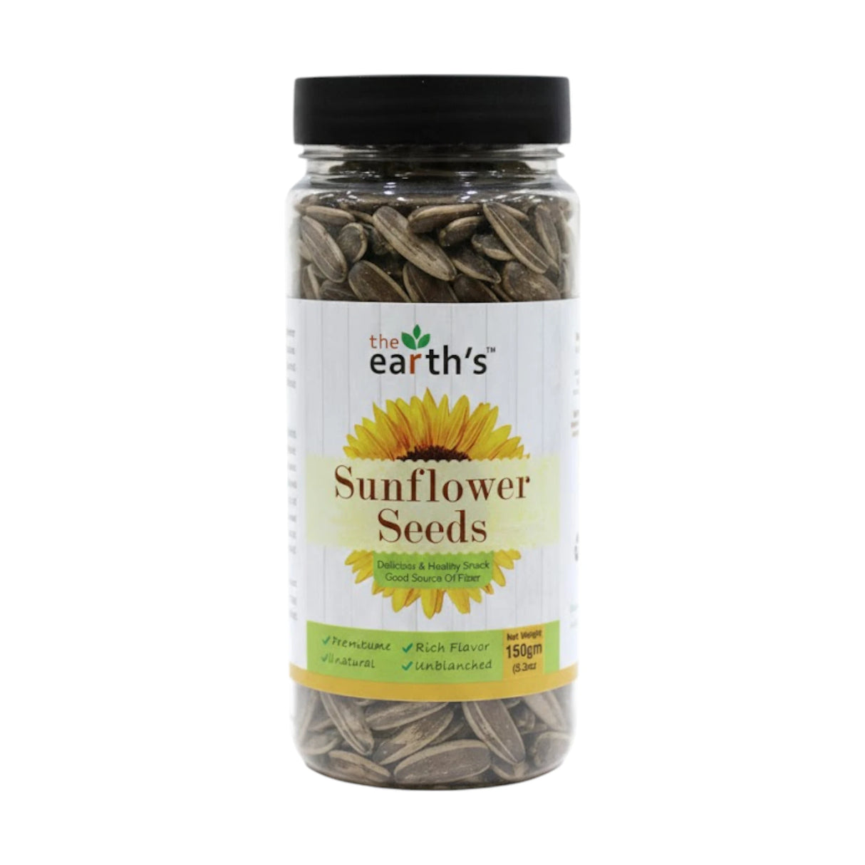 earths sunflower seed 150g