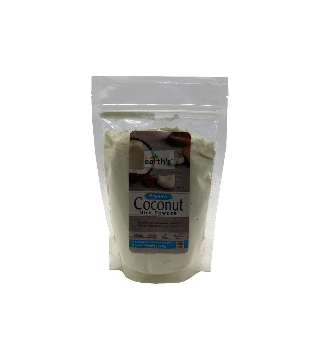 earths coconut milk powder 200g