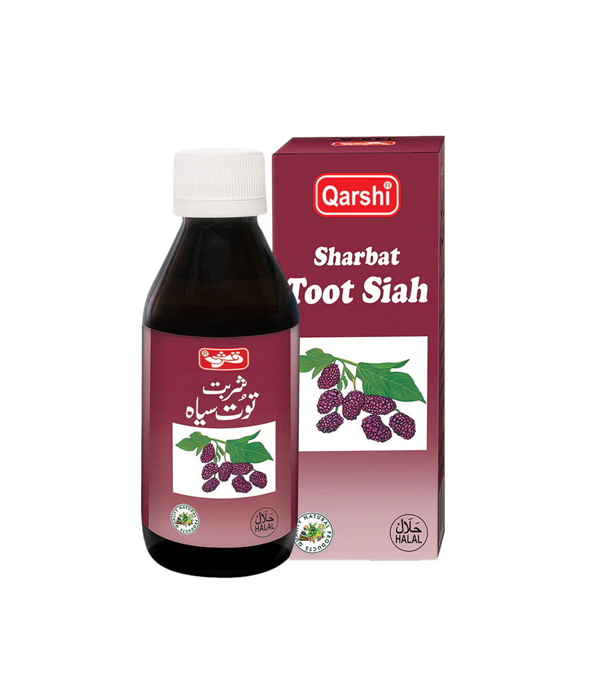 QARSHI SYP SHARBAT TOOT SIYAH 120ml