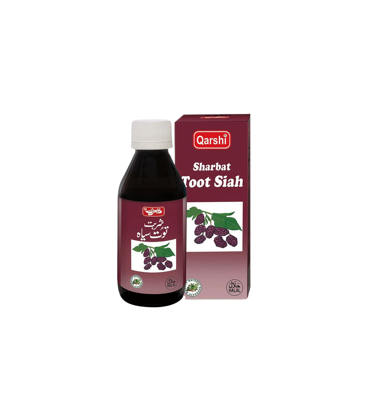 qarshi syp sharbat toot siyah 60ml
