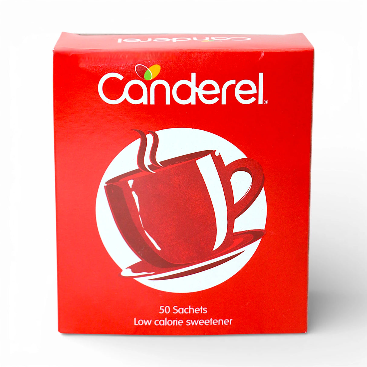 canderel sweetener low calorie 50 sachets box