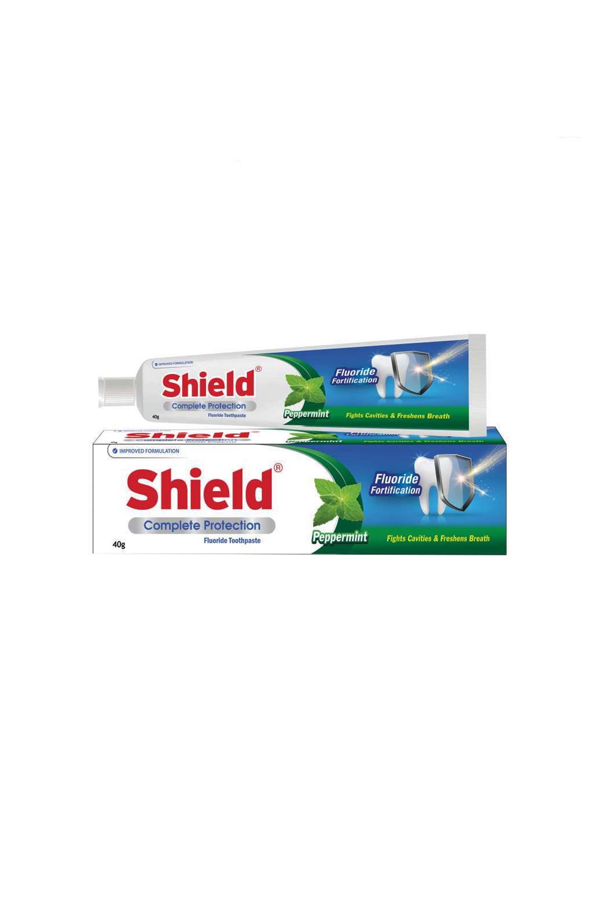shield toothpaste peppermint 40g