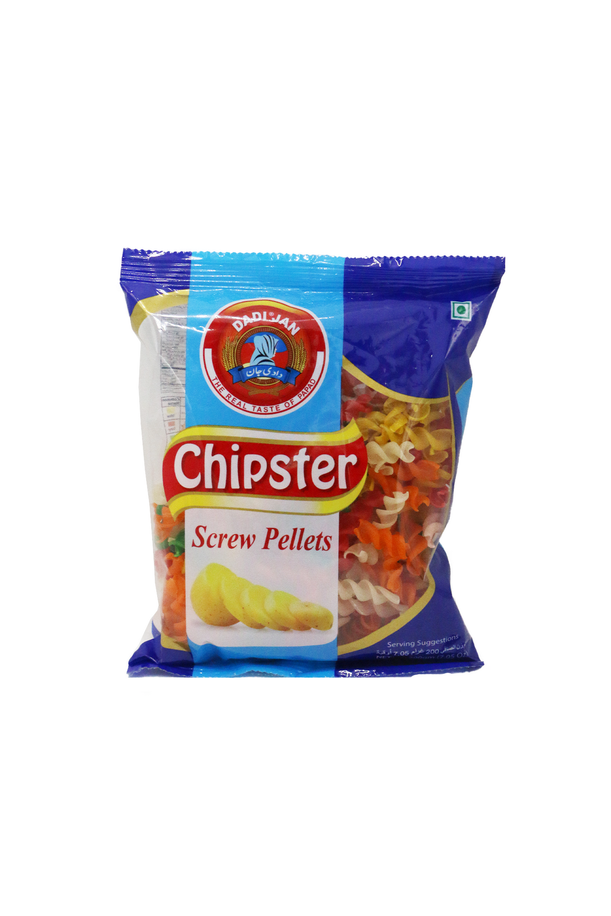dadi jan chipster screw pellets 200g