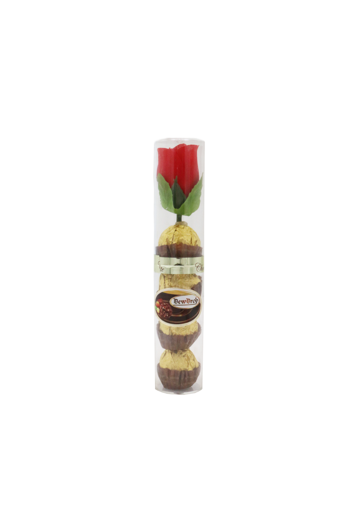 dewdrop chocolate gift bottle 50g f0104g-p
