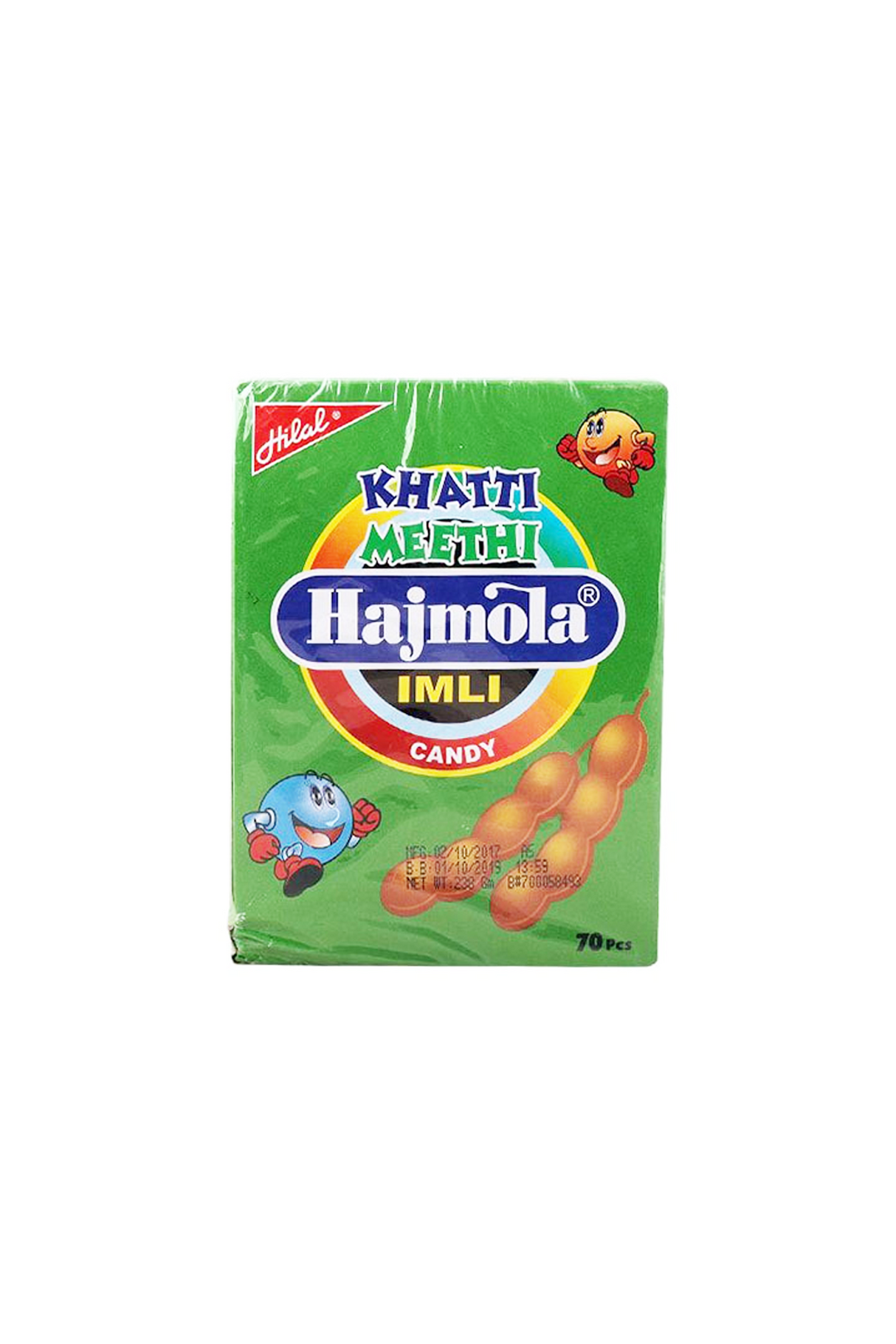 hilal hajmola candy imli 70pc box