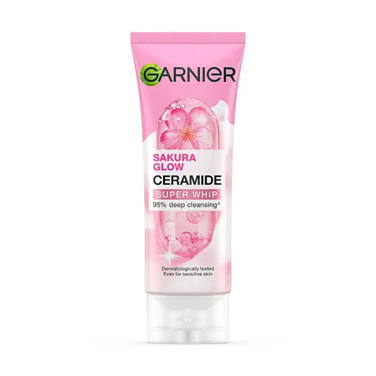 garnier face wash sakura whip 100ml indonesia